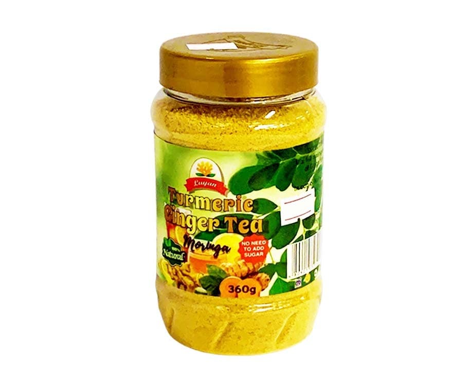 Luyan 100% Natural Turmeric Ginger Tea Moringa 360g