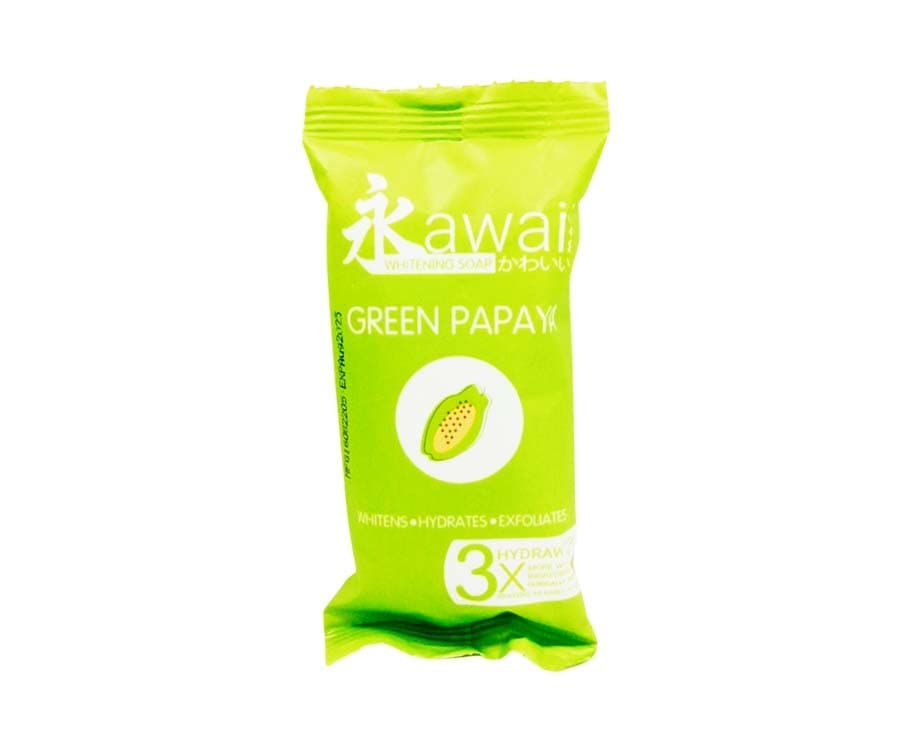 Kawaii Max Whitening Soap Green Papaya 65g