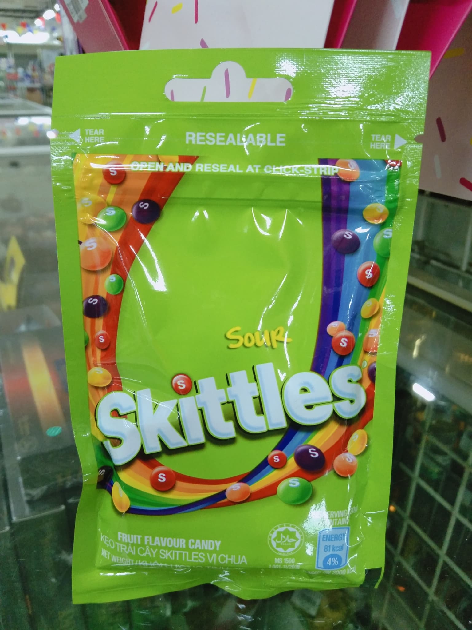 Skittles Sour Fruit Flavour Candy 40g