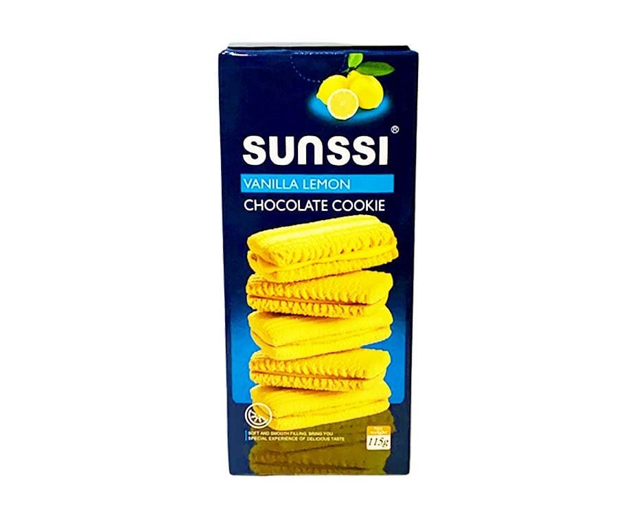 Sunssi Vanilla Lemon Chocolate Cookie 115g