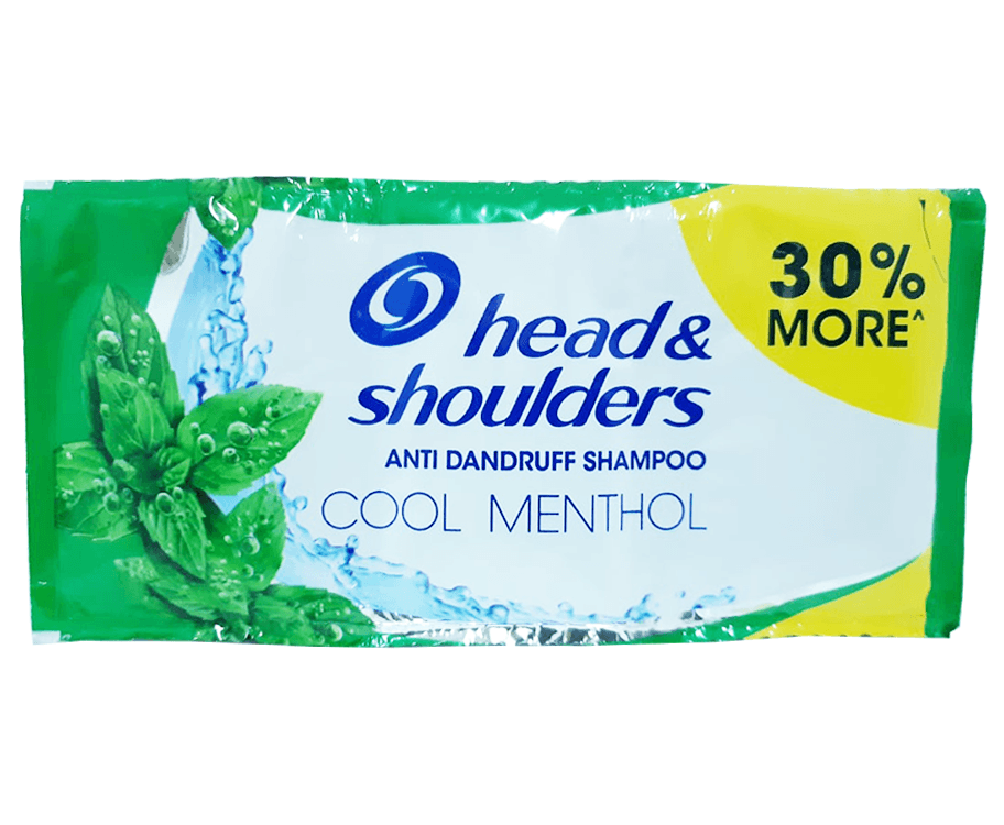 Head & Shoulders Anti-Dandruff Shampoo Cool Menthol (6 Packs x 12mL)