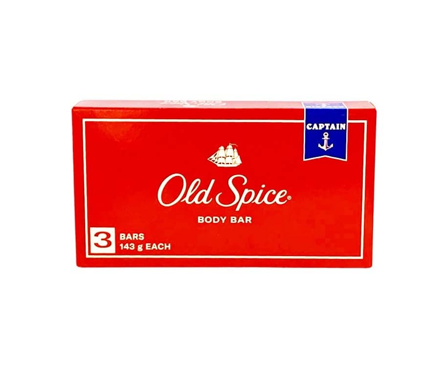 Old Spice Body Bar Captain (3 Bars x 143g)