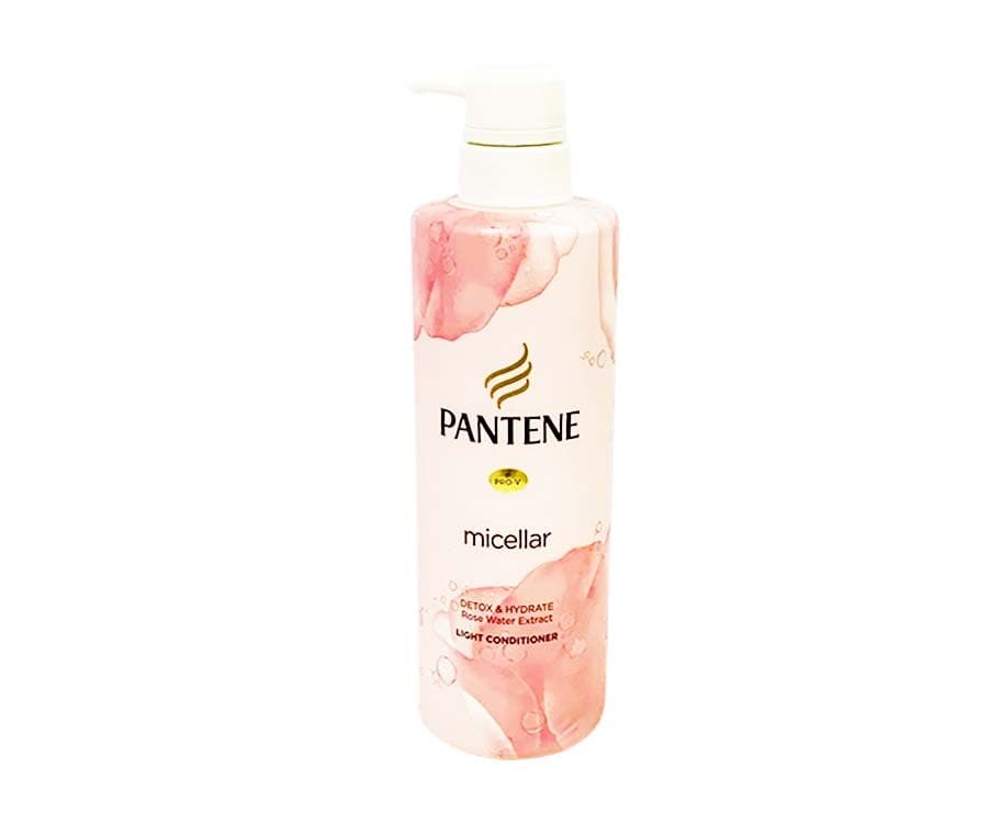Pantene Pro-V Micellar Detox & Hydrate Rose Water Extract Light Conditioner 530mL
