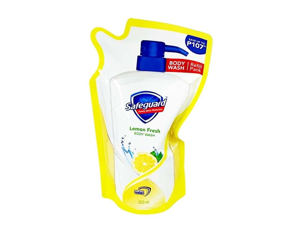 Safeguard Family Germ Protection Lemon Fresh Body Wash Refill Pack 620mL