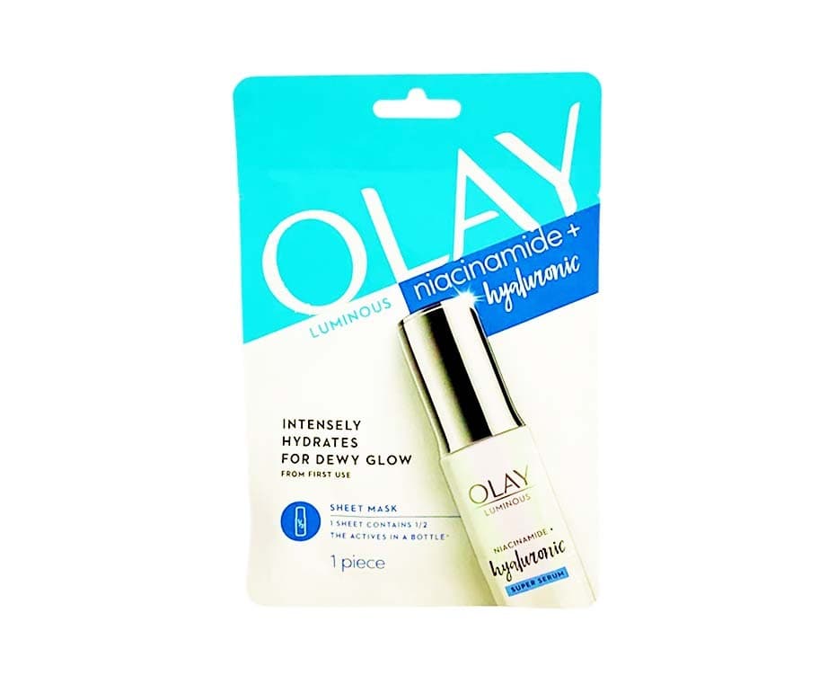 Olay Luminous Niacinamide + Hyaluronic 1 Piece Sheet Mask