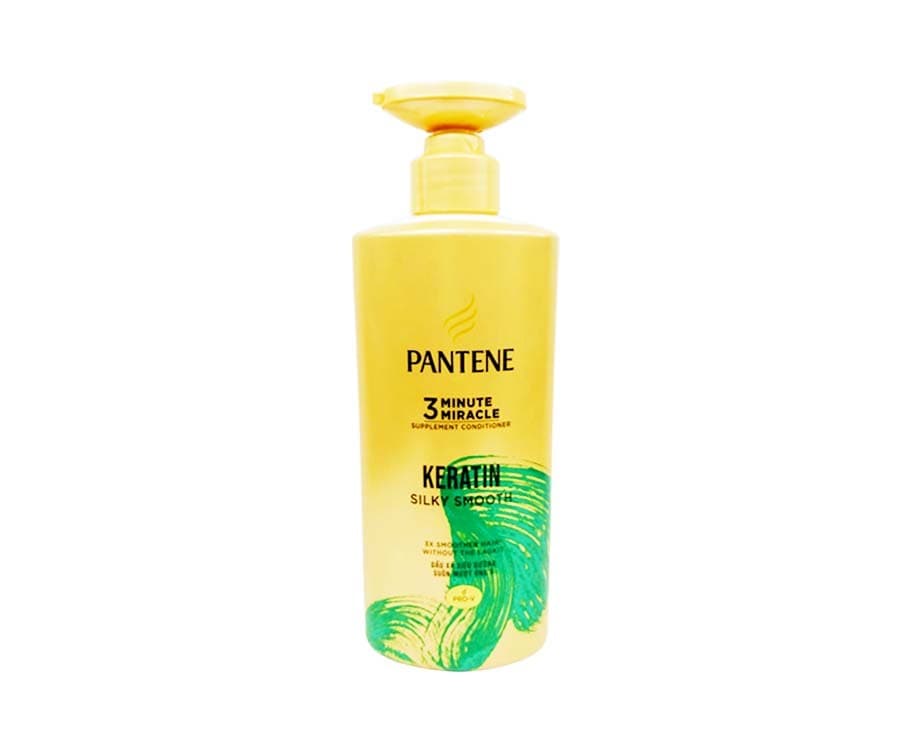 Pantene Pro-V 3 Minute Miracle Supplement Conditioner Keratin Silky Smooth 480mL