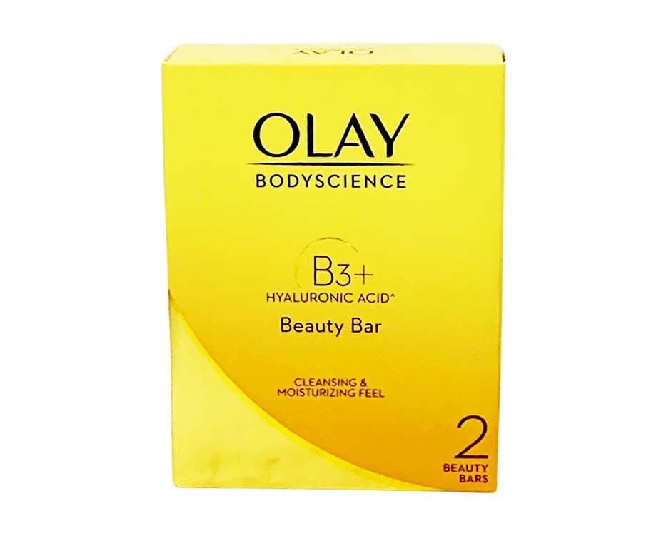 Olay Bodyscience B3+ Hyaluronic Acid Cleansing & Moisturizing Feel Beauty Bar (2 Beauty Bars x 80g)