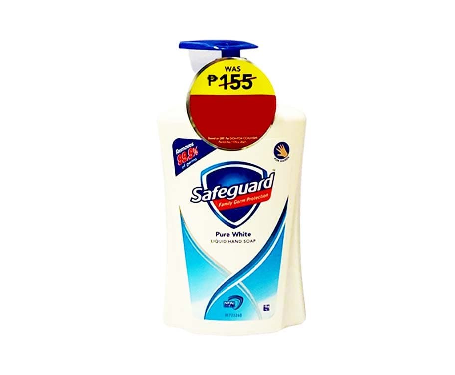 Safeguard Family Germ Protection Pure White Liquid Hand Soap 450mL