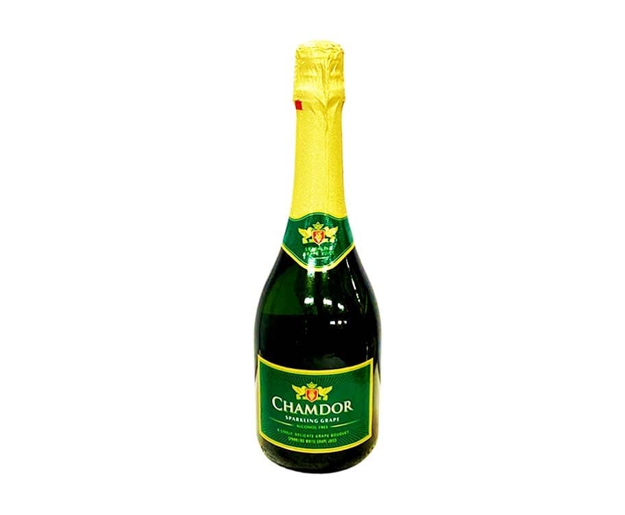 Chamdor Sparkling White Grape Juice Alcohol Free 750mL