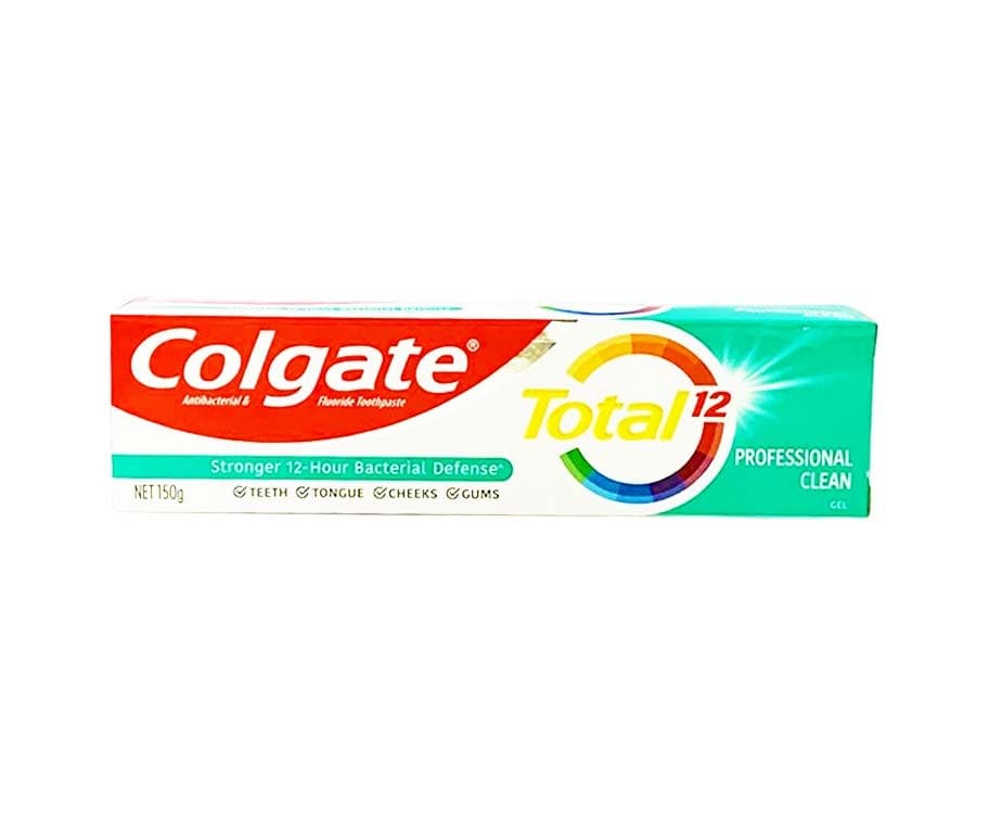 Colgate Antibacterial & Flouride Toothpaste Total 12 Professional Clean 150g