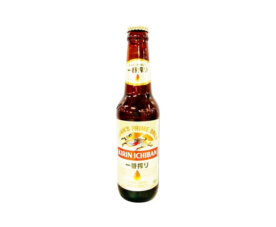 Japan's Prime Brew Kirin Ichiban Imported Beer 330mL