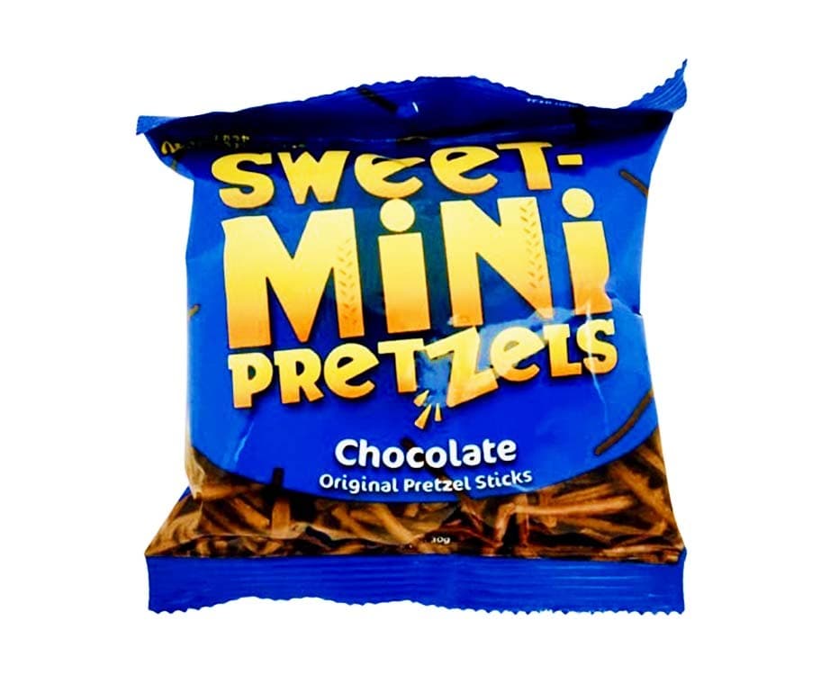 Nagaraya Sweet-Mini Pretzels Chocolate Original Pretzel Sticks 30g
