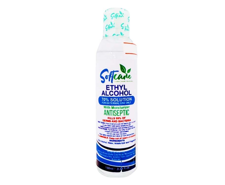 Softcare Ethyl Alcohol 70% Solution Antiseptic with Moisturizer 100mL