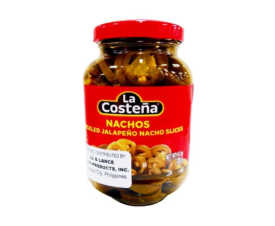 La Costeña Nachos Pickled Jalapeño Nacho Slices 220g