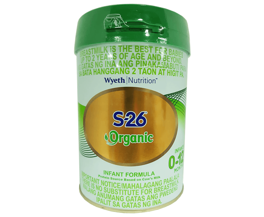 Wyeth Nutrition S-26 Organic Infant Formula 0-12 Months 900g