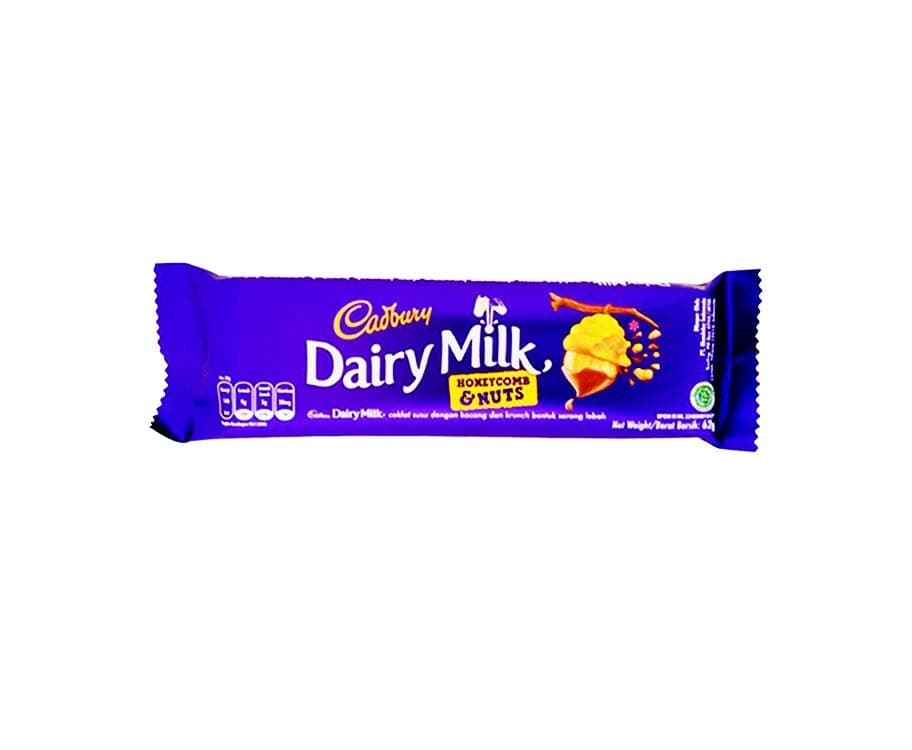 Cadbury Dairy Milk Honeycomb & Nuts 62g