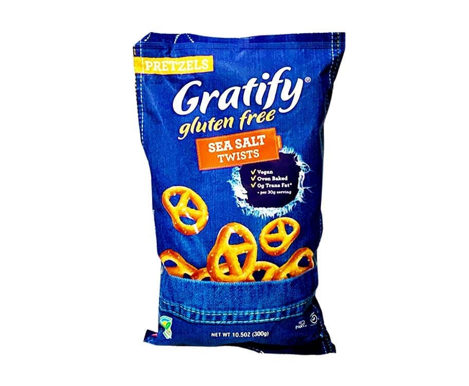 Gratify Pretzels Gluten Free Sea Salt Twists 10.5oz (300g)