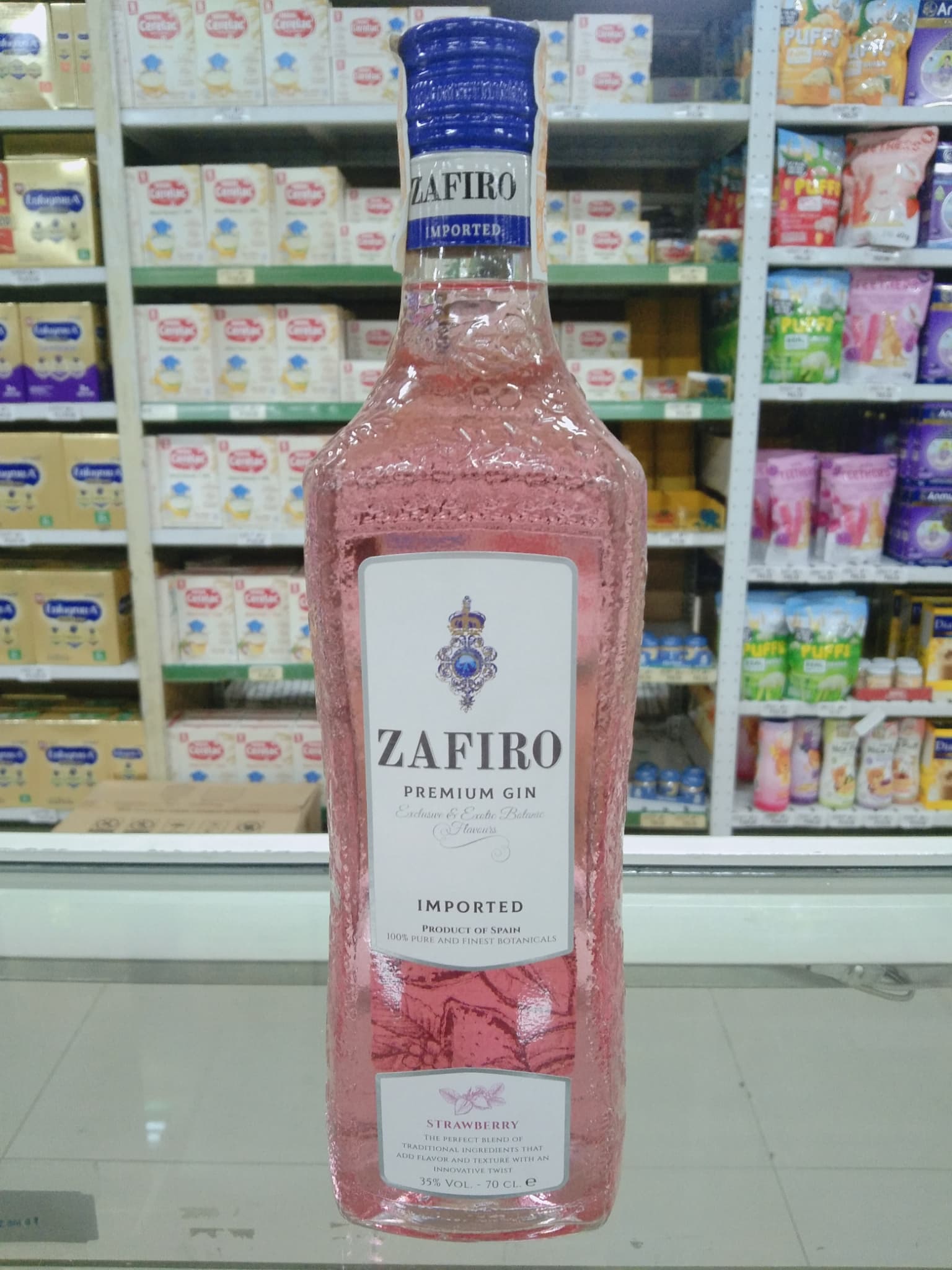 Zafiro Premium Gin Strawberry 700ml