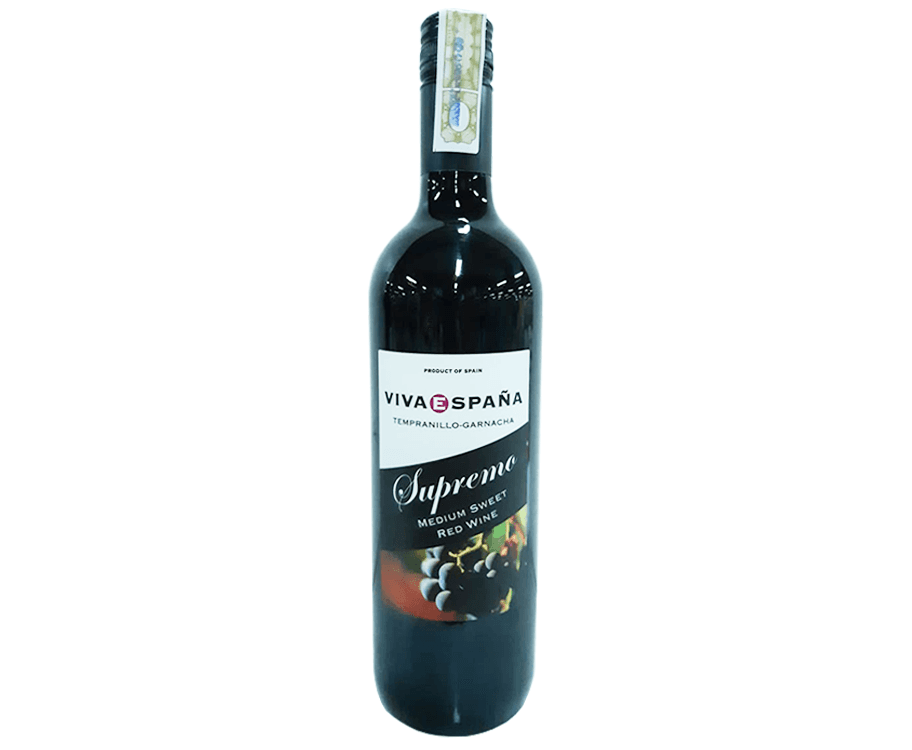Viva España Supremo Medium Sweet Red Wine 750mL