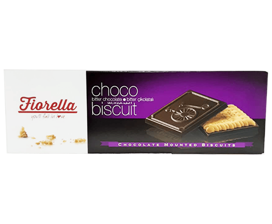 Fiorella Choco Biscuit Bitter Chocolate 102g