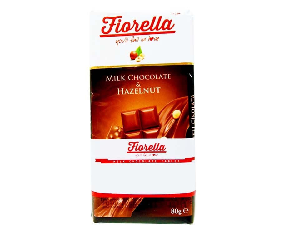 Fiorella Milk Chocolate & Hazelnut + Milk Chocolate Pistachio 80g