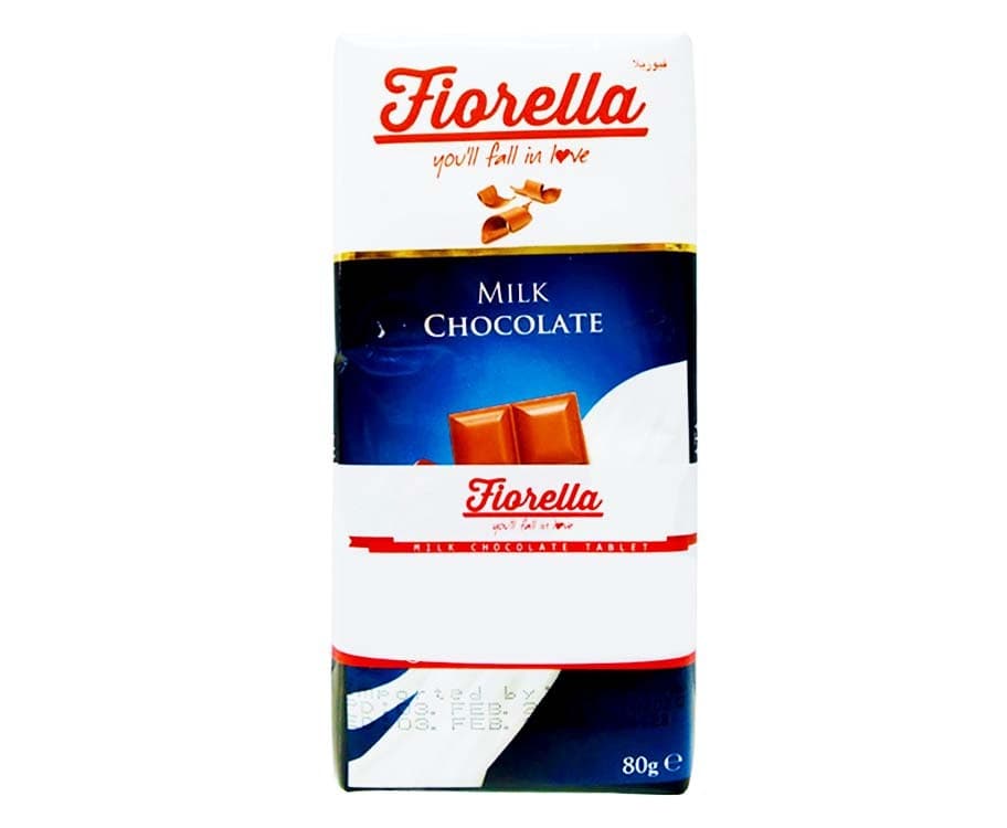Fiorella Milk Chocolate + Bitter Chocolate 80g