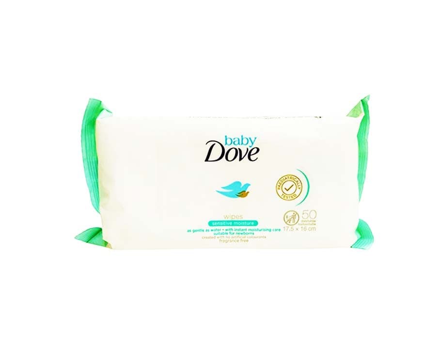 Baby Dove Wipes Sensitive Moisture 50 Sheets