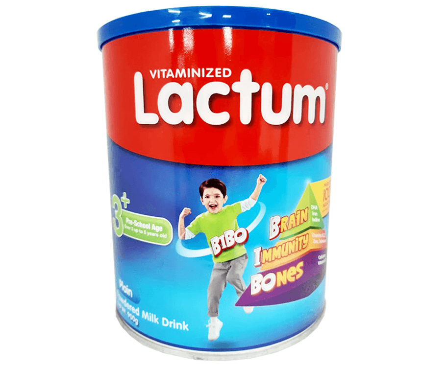 Vitaminized Lactum Over 3 up to 5 Years Old Plain 900g