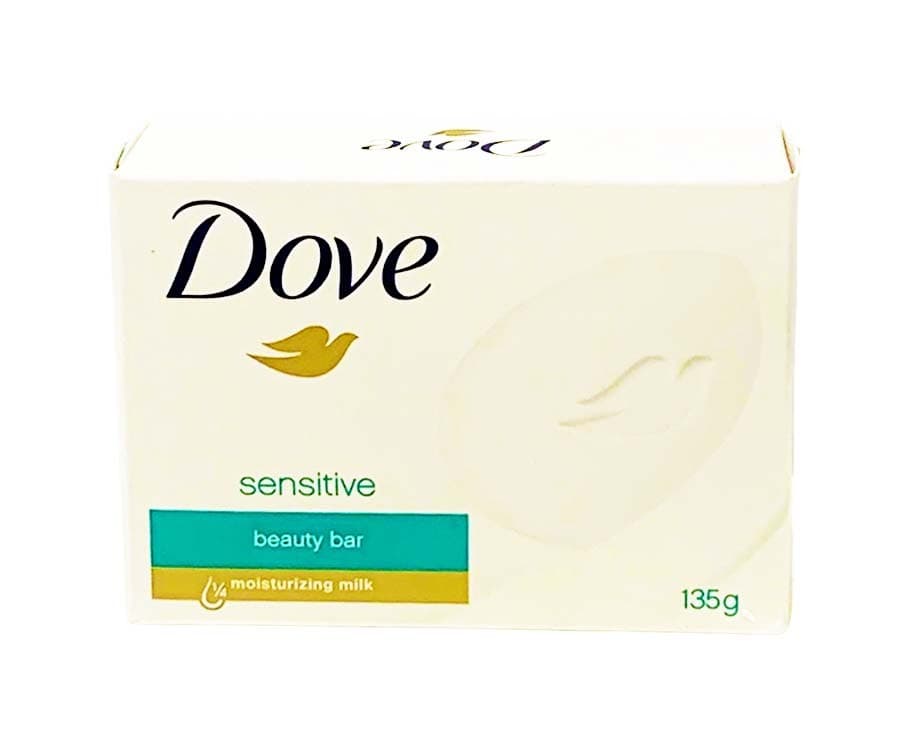 Dove Sensitive Beauty Bar 1/4 Moisturizing Milk 135g