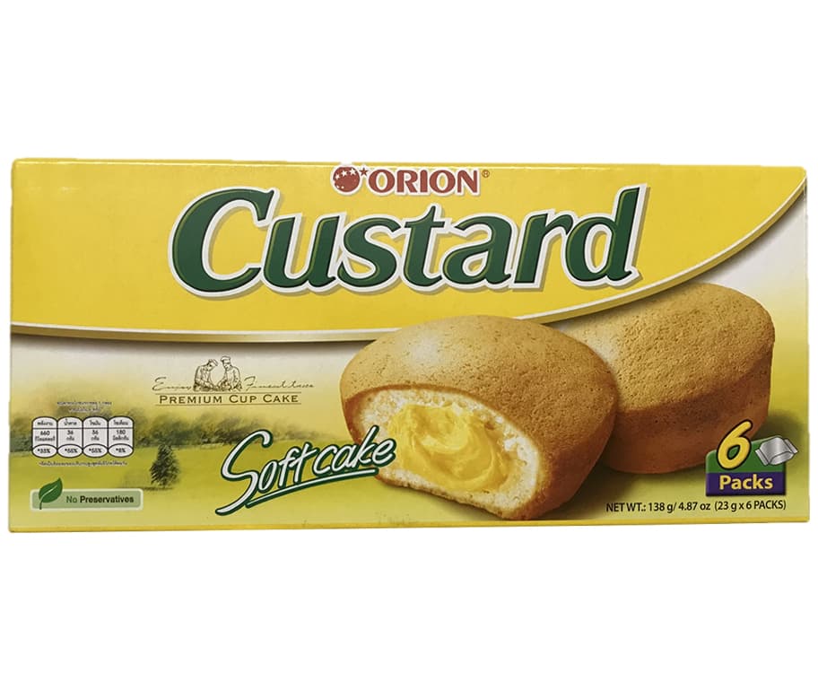 Orion Custard Softcake (6 Packs x 23g)