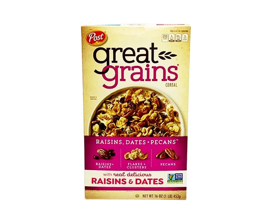 Post Great Grains Cereal with Raisins, Dates & Pecans 453g