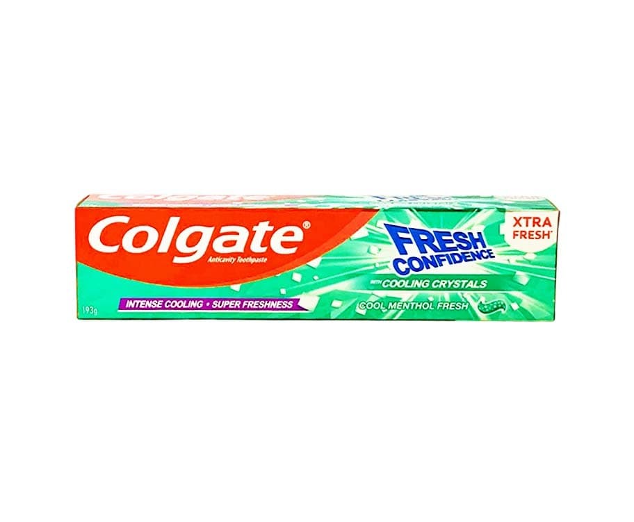 Colgate Anticavity Toothpaste Fresh Confidence with Cooling Crystals Cool Menthol Fresh 193g