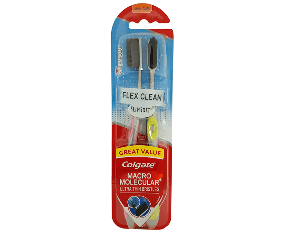 Colgate Macro Molecular Ultra Thin Bristles Charcoal