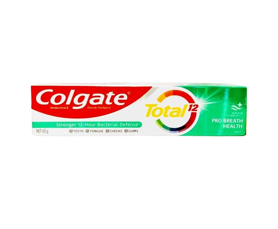 Colgate Antibacterial & Fluoride Toothpaste Total 12 65g