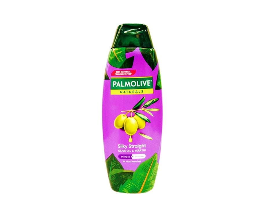 Palmolive Naturals Silky Straight Olive Oil & Keratin Shampoo + Conditioner 400mL
