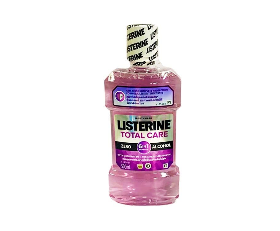 Listerine Total Care Zero Alcohol 6-in-1 Benefits Mouthwash 500mL