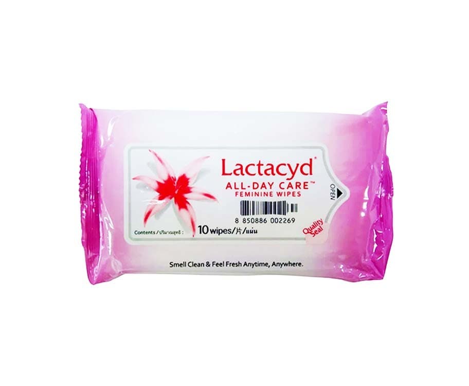 Lactacyd All-Day Care Feminine Wipes 10 Wipes