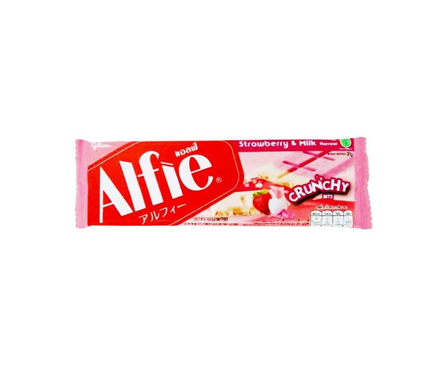 Alfie Strawberry & Milk Flavor with Crunchy Bits 31g
