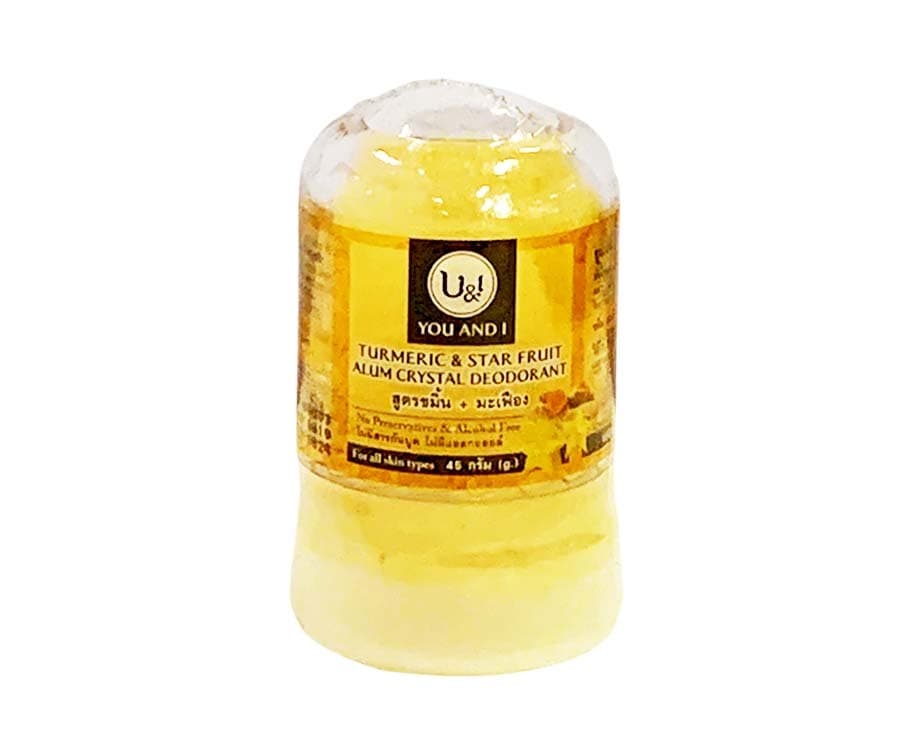 U&I Turmeric & Star Fruit Alum Crystal Deodorant 45g