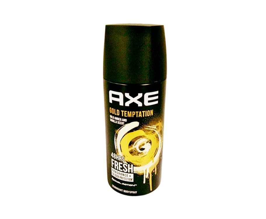 AXE Gold Temptation Gold Amber and Vanilla Scent Deodorant Body Spray 50mL