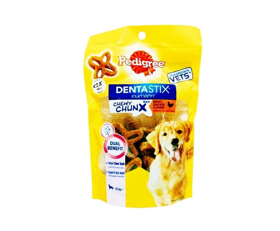 Pedigree Dentastix Chewy Chunx Maxi Smoky Chicken Flavour 68g