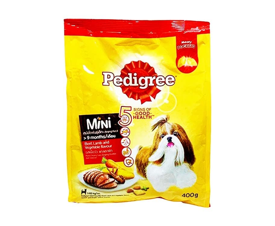 Pedigree Dry Mini Beef, Lamb & Vegetable Flavour >9 Months 1-10kg 400g