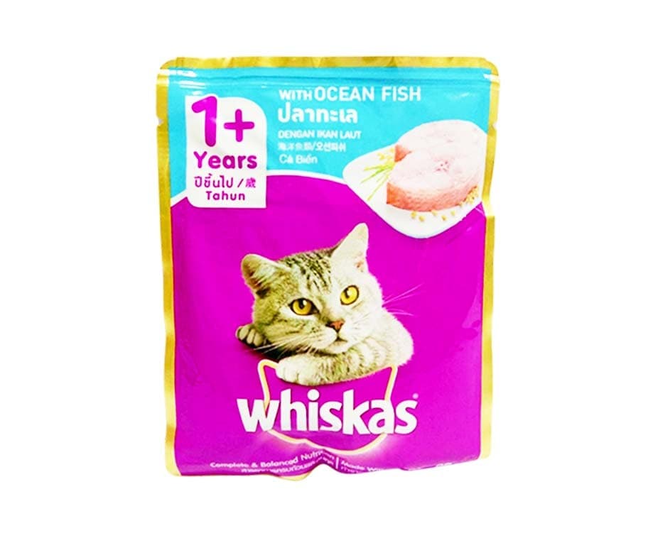 Whiskas with Ocean Fish 1+ Years 80g