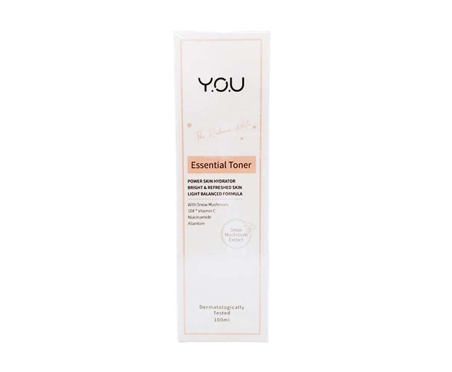 Y.O.U The Radiance White Essential Toner Snow Mushroom Extract 100mL