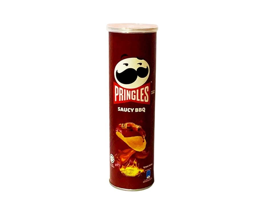 Pringles Saucy BBQ Potato Crisps 134g
