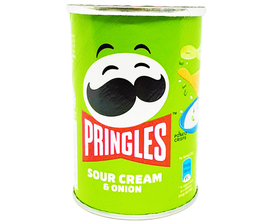 Pringles Sour Cream & Onion Potato Crisps 42g