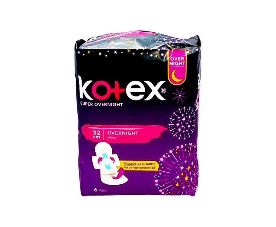 Kotex Super Overnight Wing 32cm 6 Pads