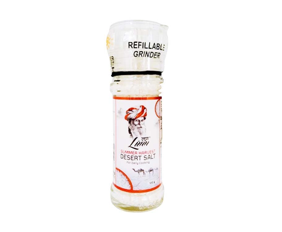 Lunn Summer Harvest Desert Salt Refillable Grinder 100g