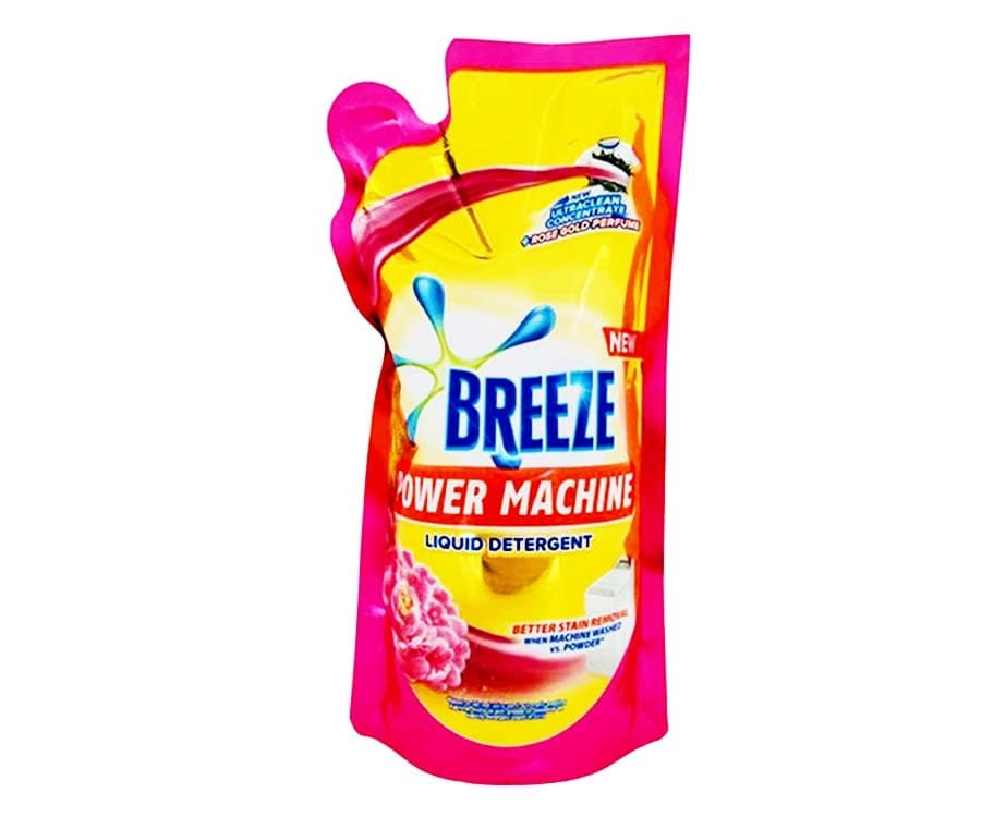 Breeze Power Machine Liquid Detergent UltraClean Concentrate + Rose Gold Perfume 650mL