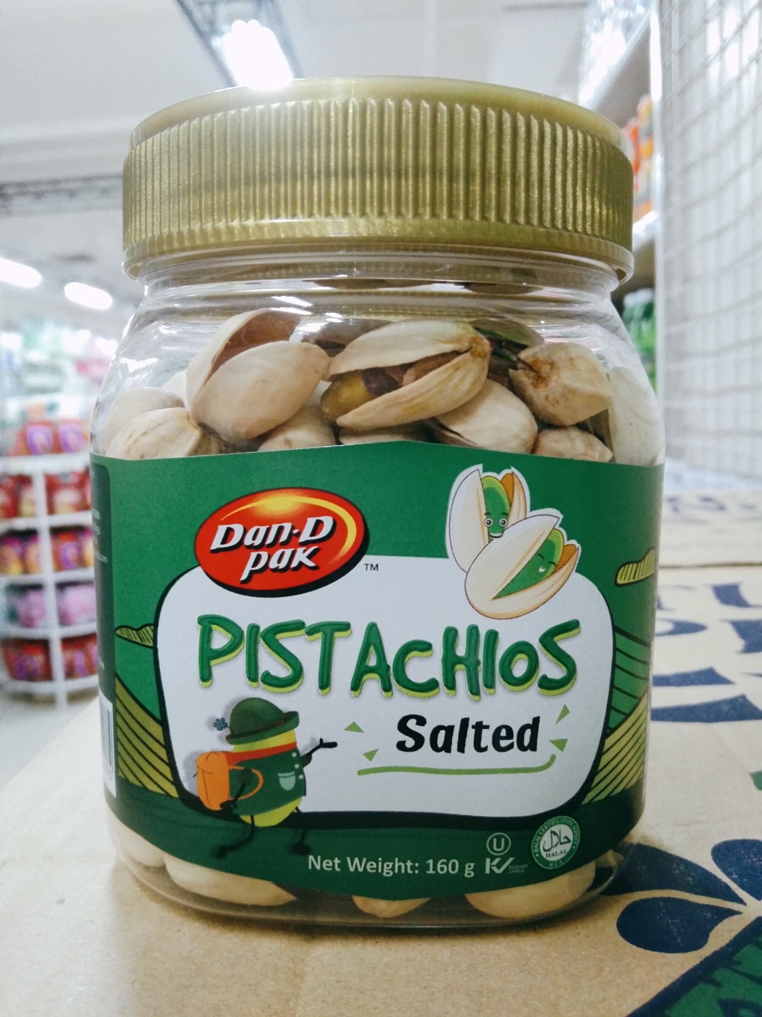 Dan-Dpak Pistachios Salted160g